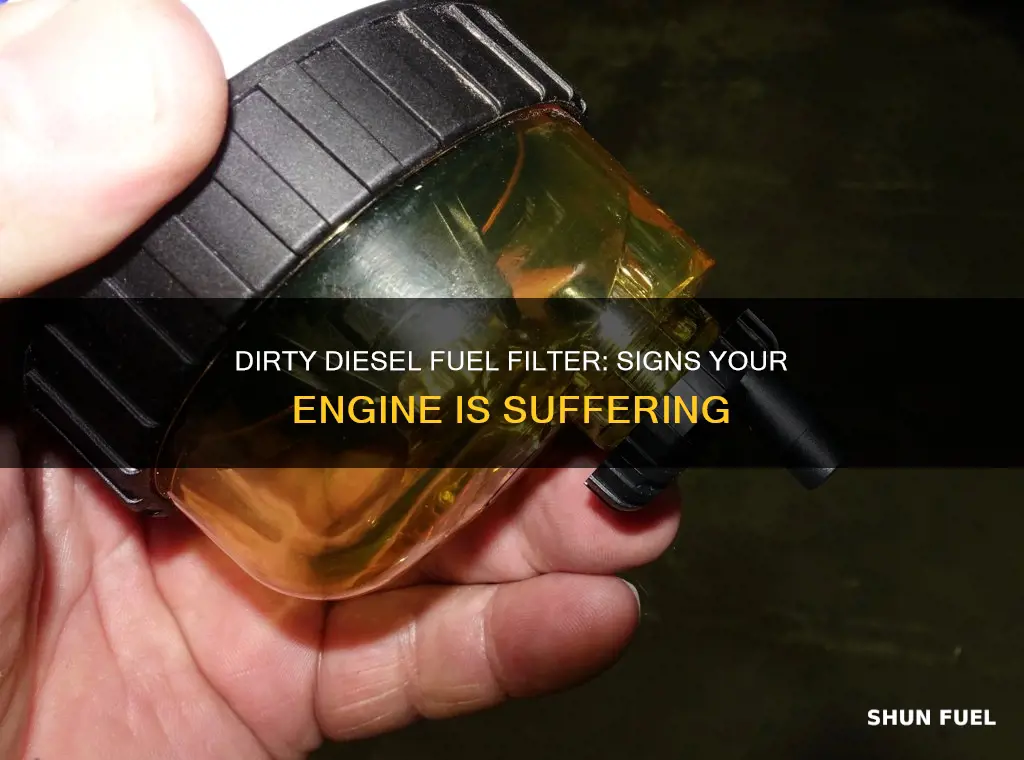 what are the symptoms of a dirty diesel fuel filter