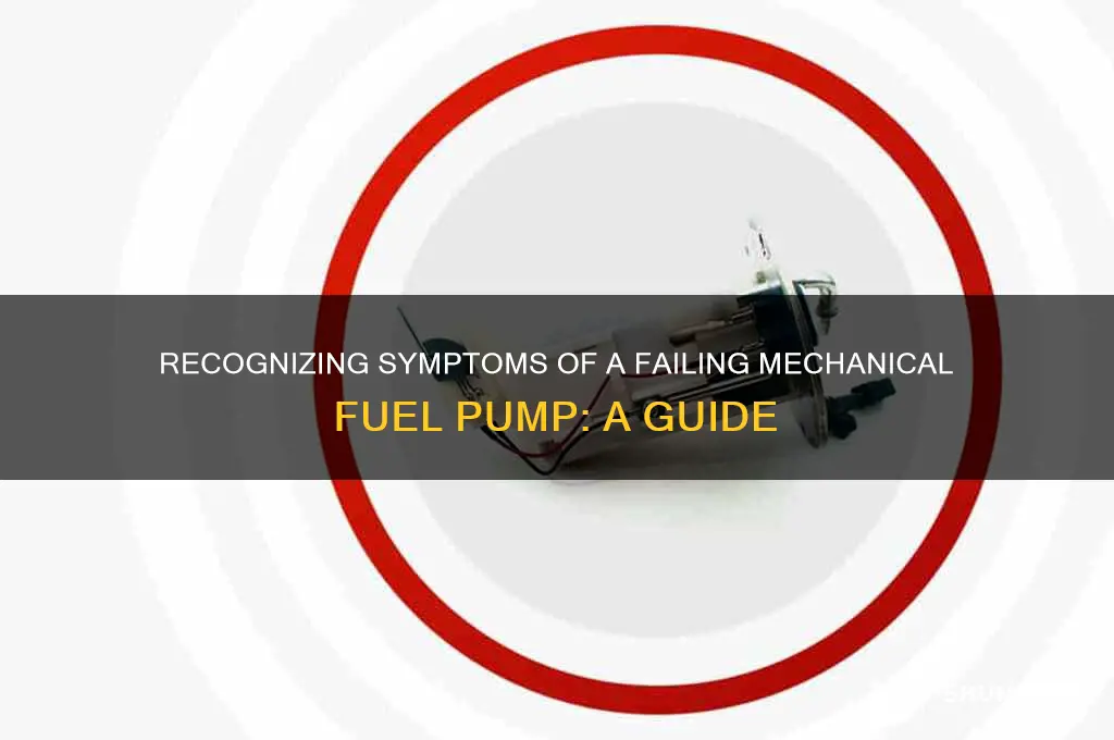 what are the symstoms of a failing mechanical fuel pump