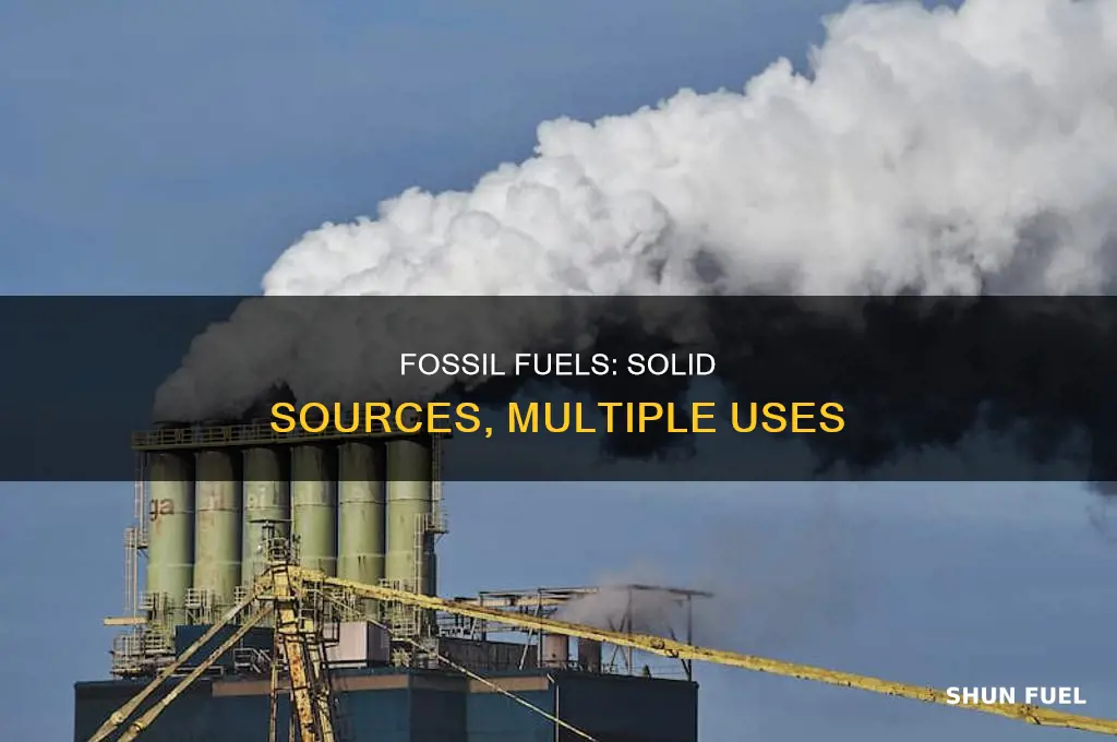 what are the uses of solid fossil fuels