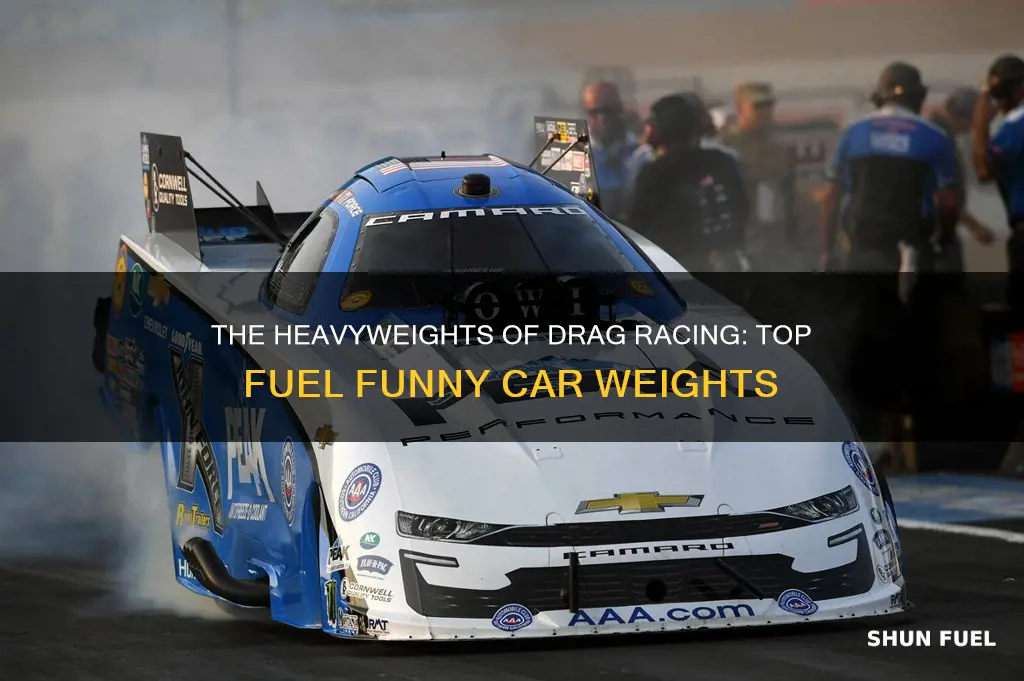what are the weight rules for top fuel funny car