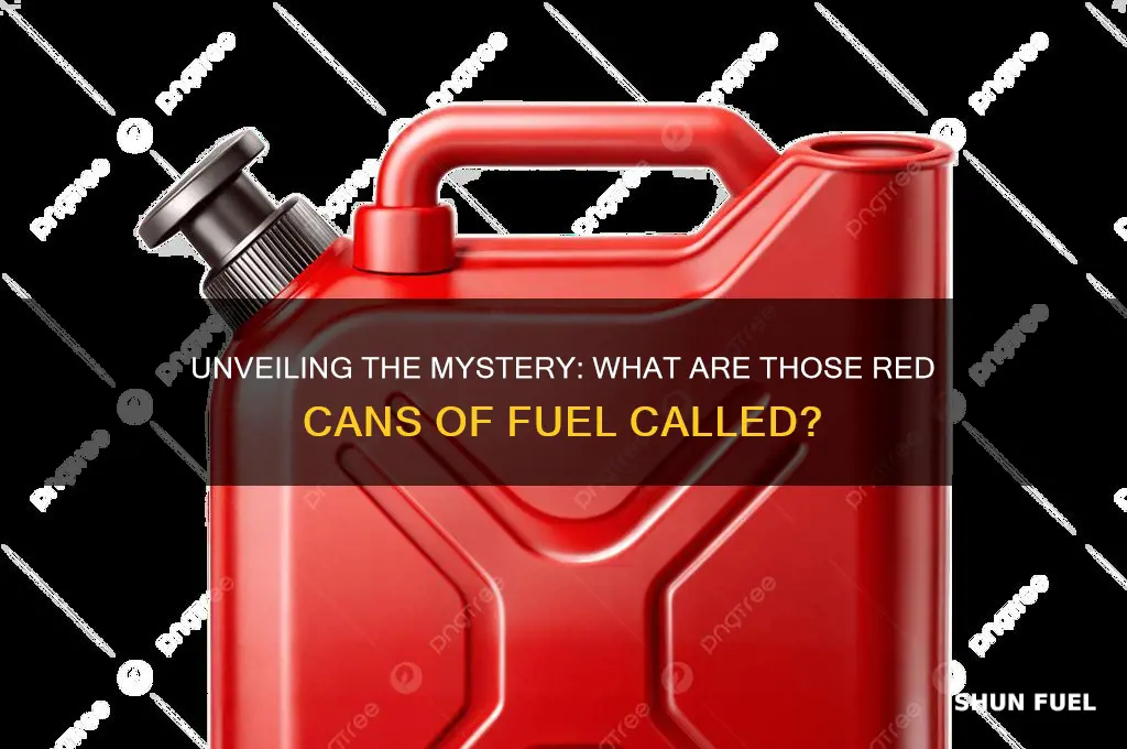 what are those red cans of fuel called