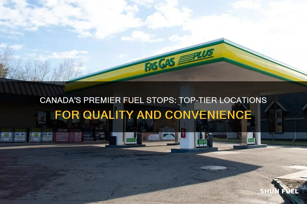 what are top tier fuel locations in canada