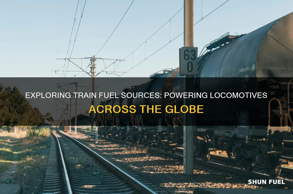 what are trains fueled by