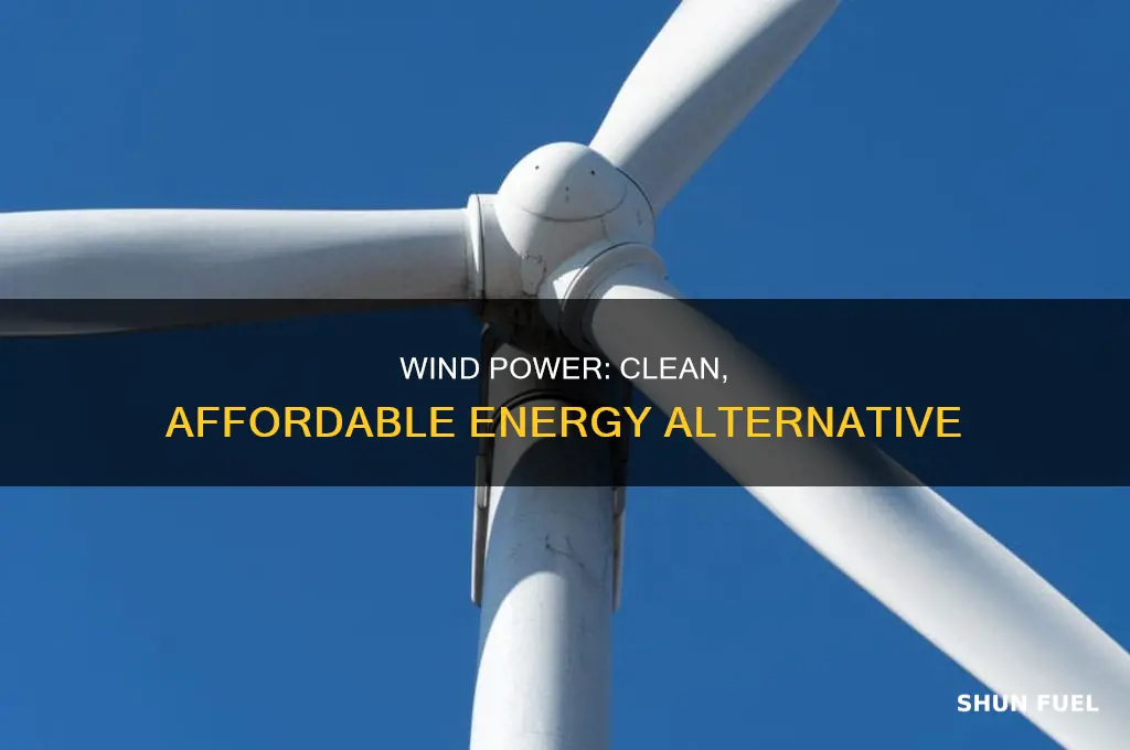 what are two benefits of wind power over fossil fuels