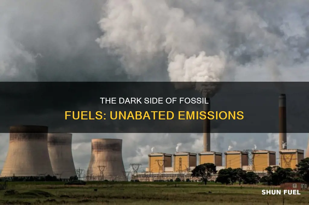 what are unabated fossil fuels