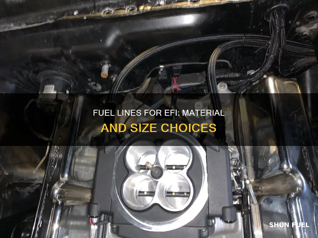 what are you guys using for fuel lines on efi