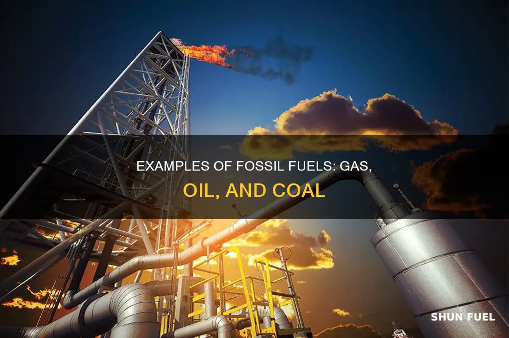 what arre example of fossil fuels