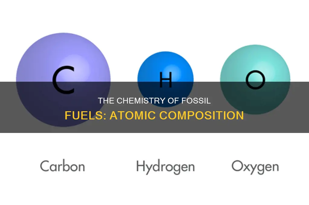 what atoms make up fossil fuels