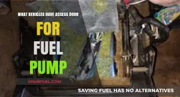 Vehicles with Access Doors for Fuel Pumps: A Comprehensive Guide