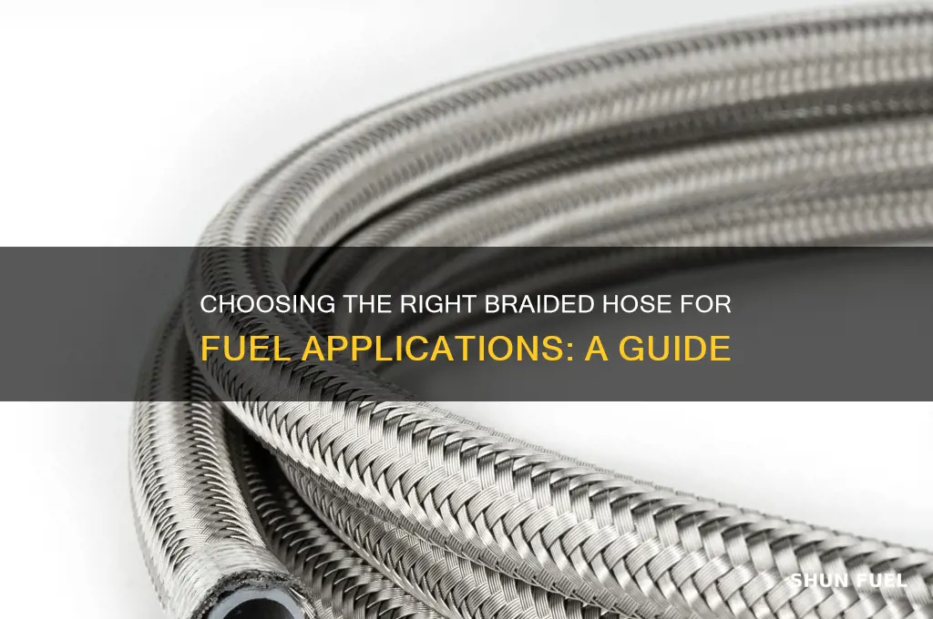 what braided hose for fuel
