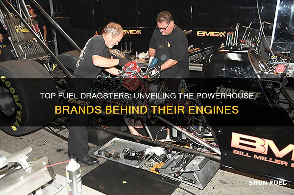 what brand engines are top fuel dragsters use