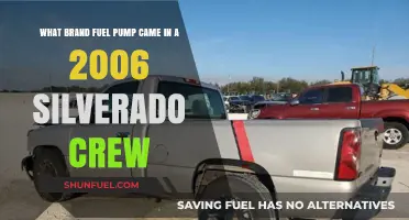 2006 Silverado Crew Cab: Original Fuel Pump Brand Revealed