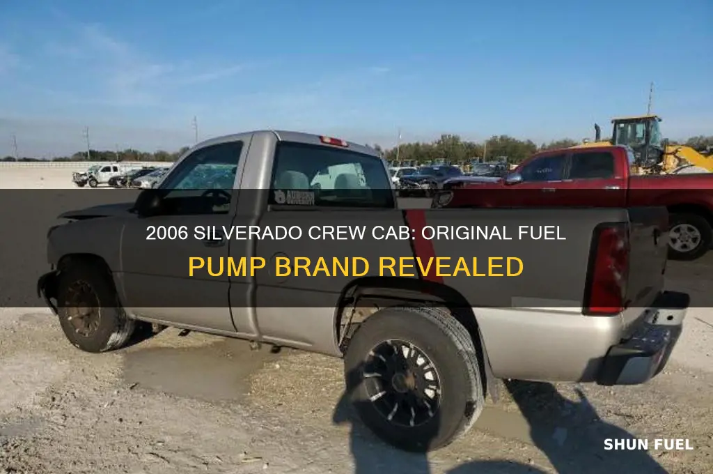 what brand fuel pump came in a 2006 silverado crew