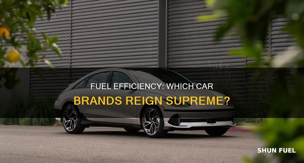 what brand of car is most fuel efficient