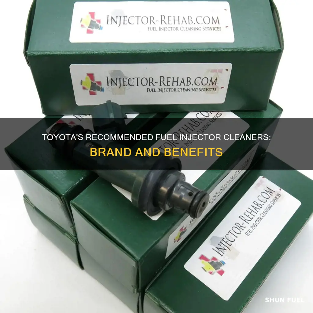 what brand of fuel injector cleaner does toyota recommend