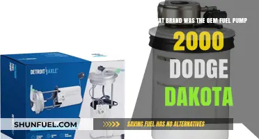 Identifying the OEM Fuel Pump Brand for 2000 Dodge Dakota