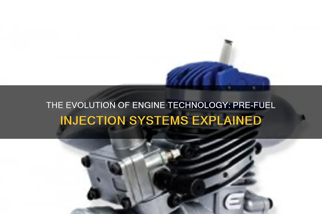 what came before fuel injection
