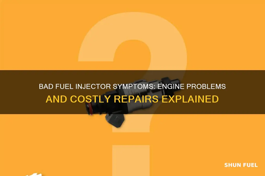 what can a bad fuel injector cause