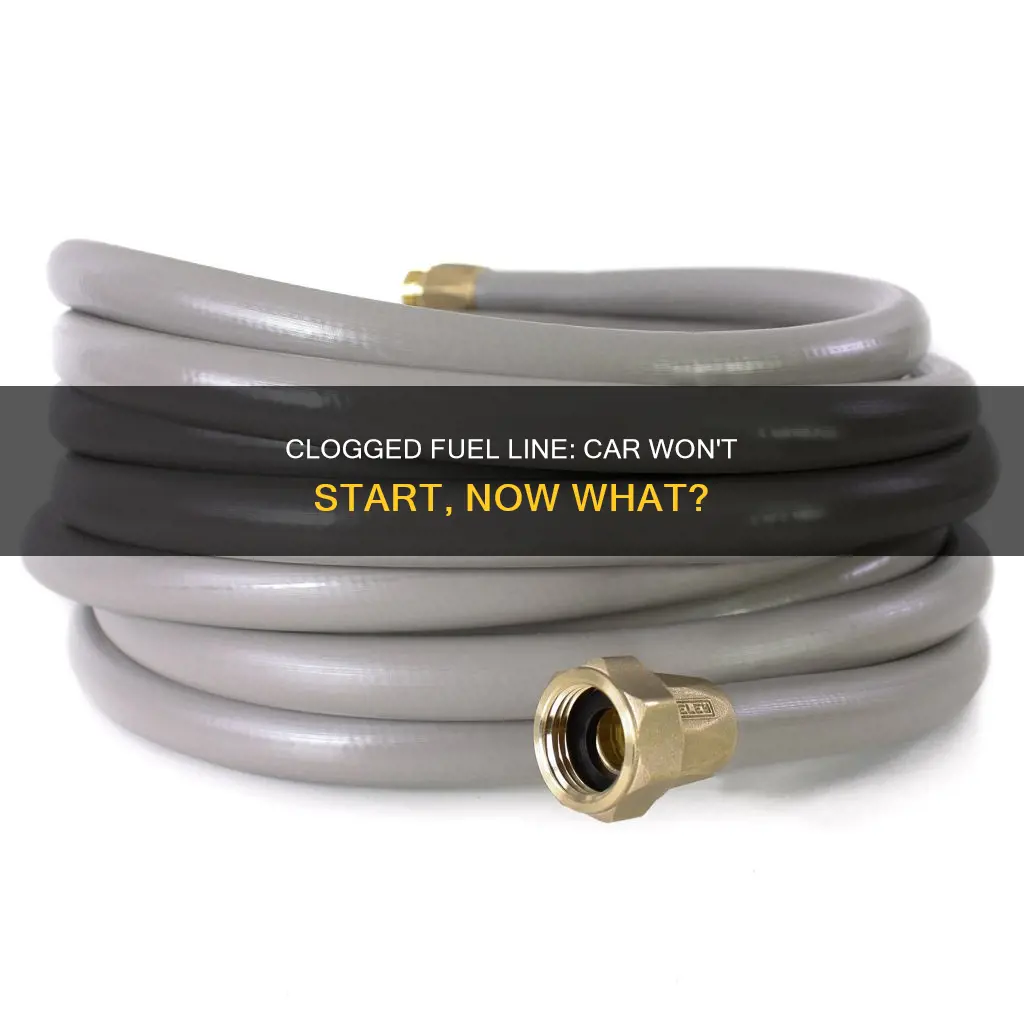 what can a clogged fuel line make your car do