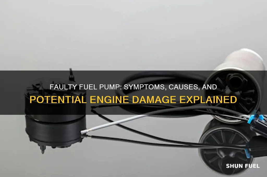 what can a faulty fuel pump cause