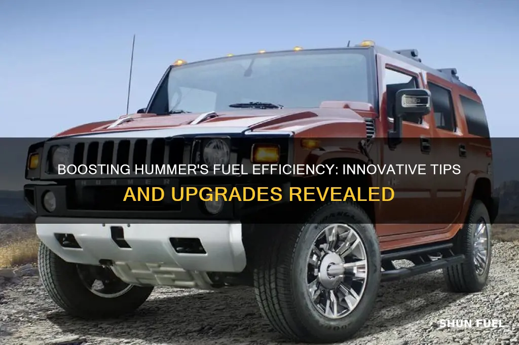 what can add fuel efficiency to hummer