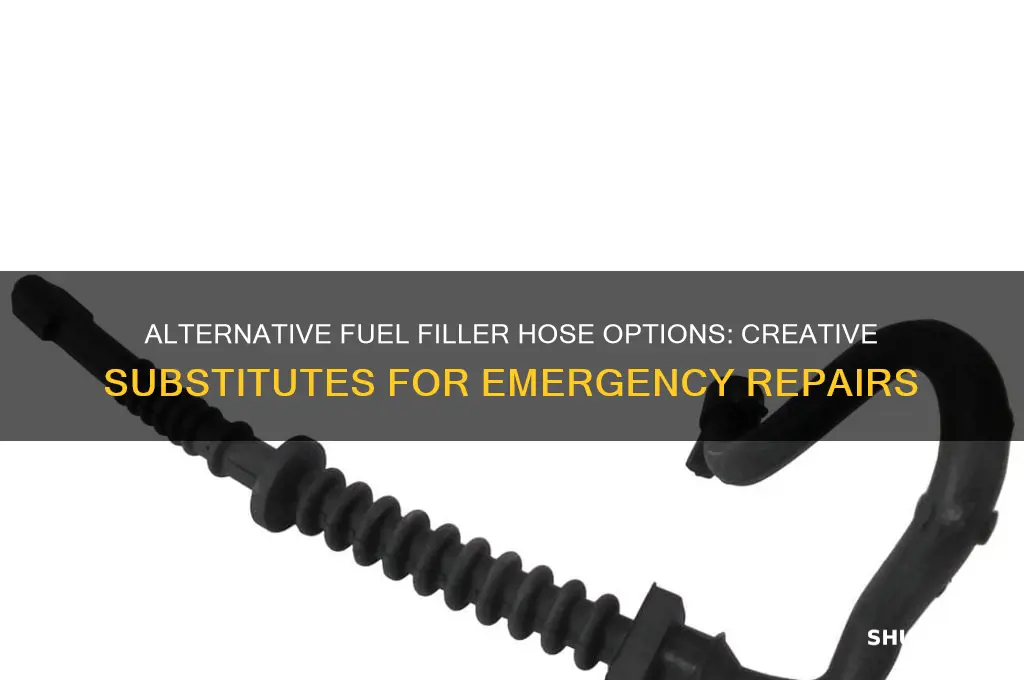 what can be used as a substitute fuel filler hose