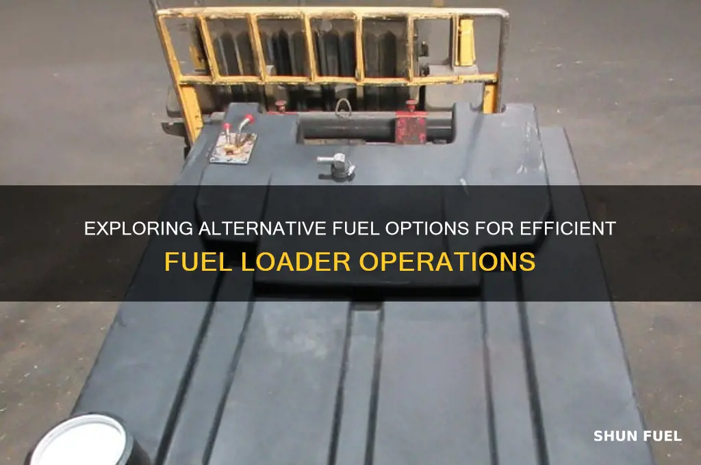 what can be used as fuel in the fuel loader