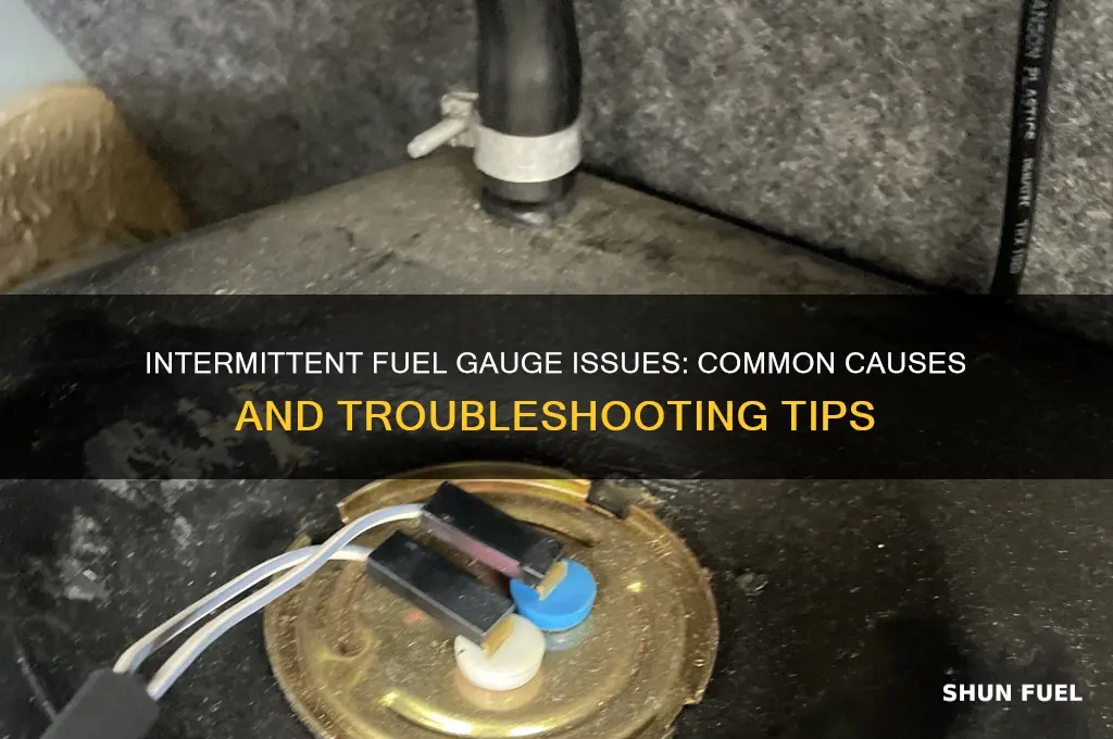 what can cause a bad fuel gauge read intermittently