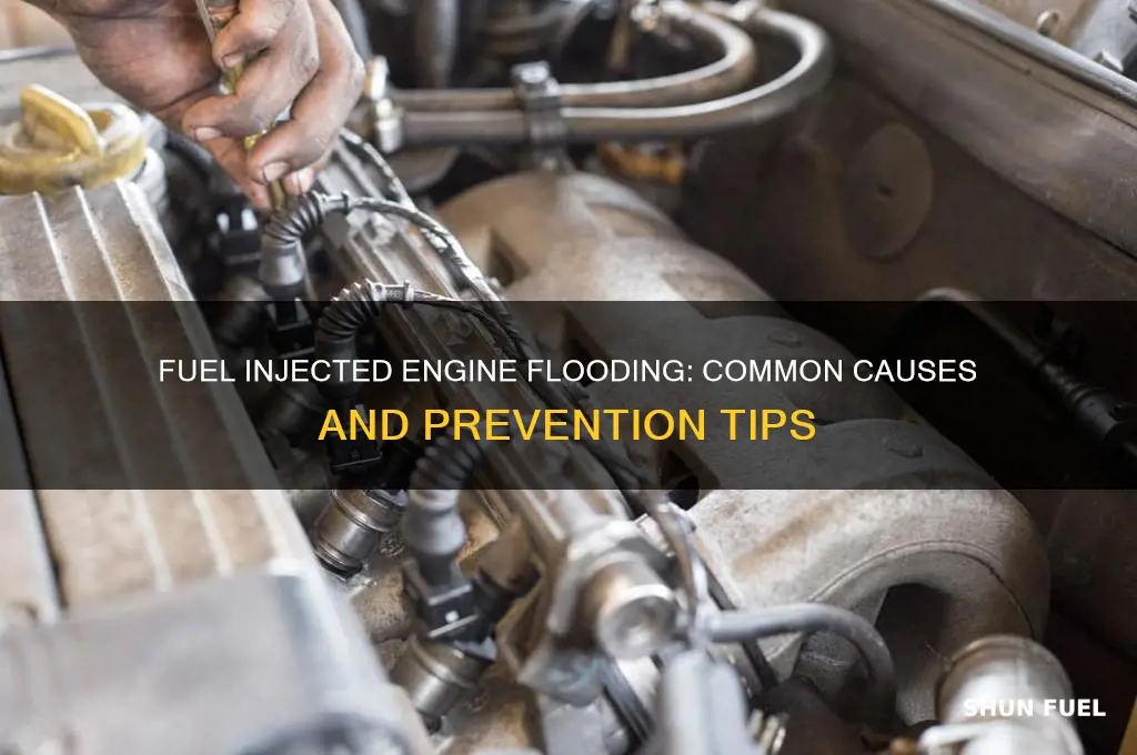 what can cause a fuel injected engine to flood