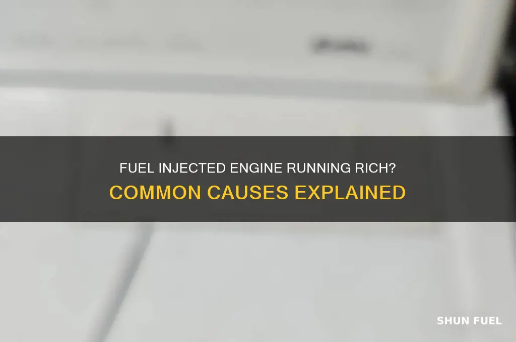 what can cause a fuel injected engine to run rich