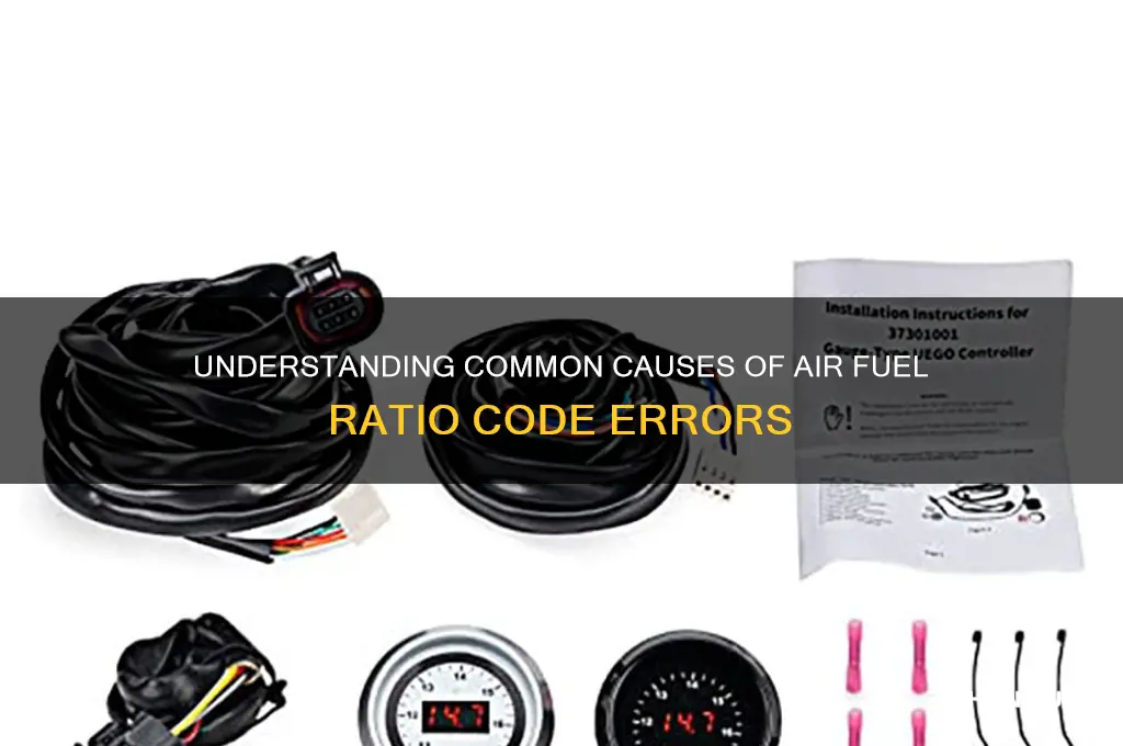 what can cause air fuel ratio code