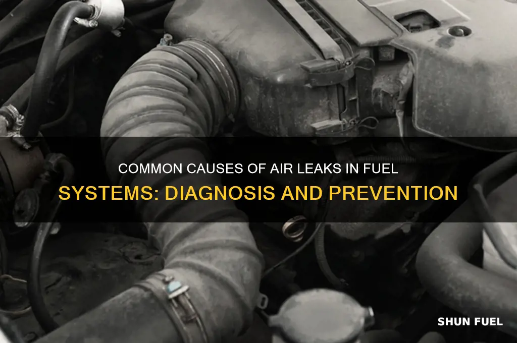 what can cause air leaks in fuel system