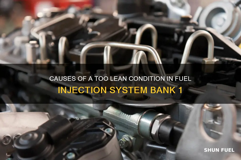 what can cause fuel injection system too lean bank 1