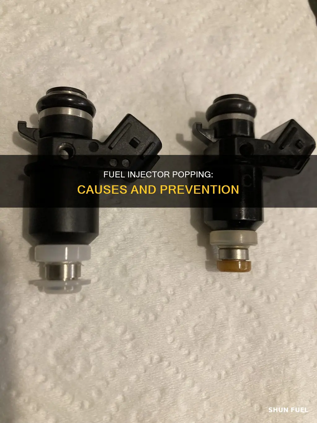 what can cause fuel injectors to pop
