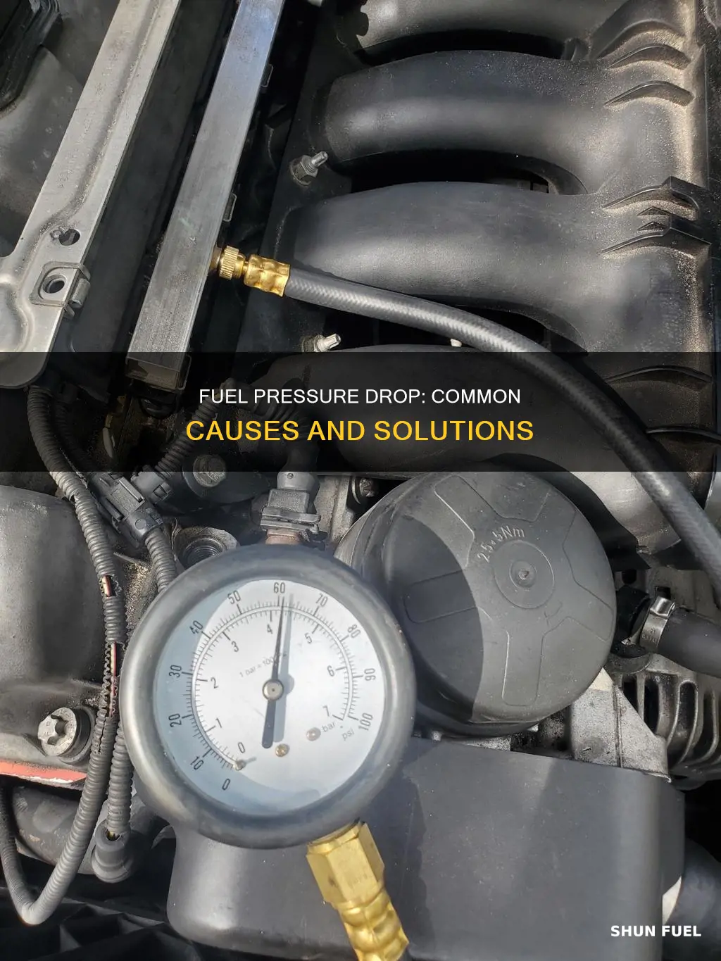 what can cause fuel pressure to drop