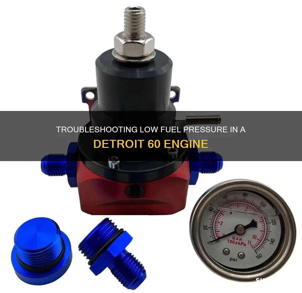 what can detroit 60 with low fuel pressure