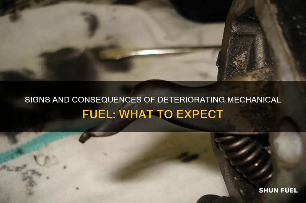 what can happen when a mechanical fuel is going bad