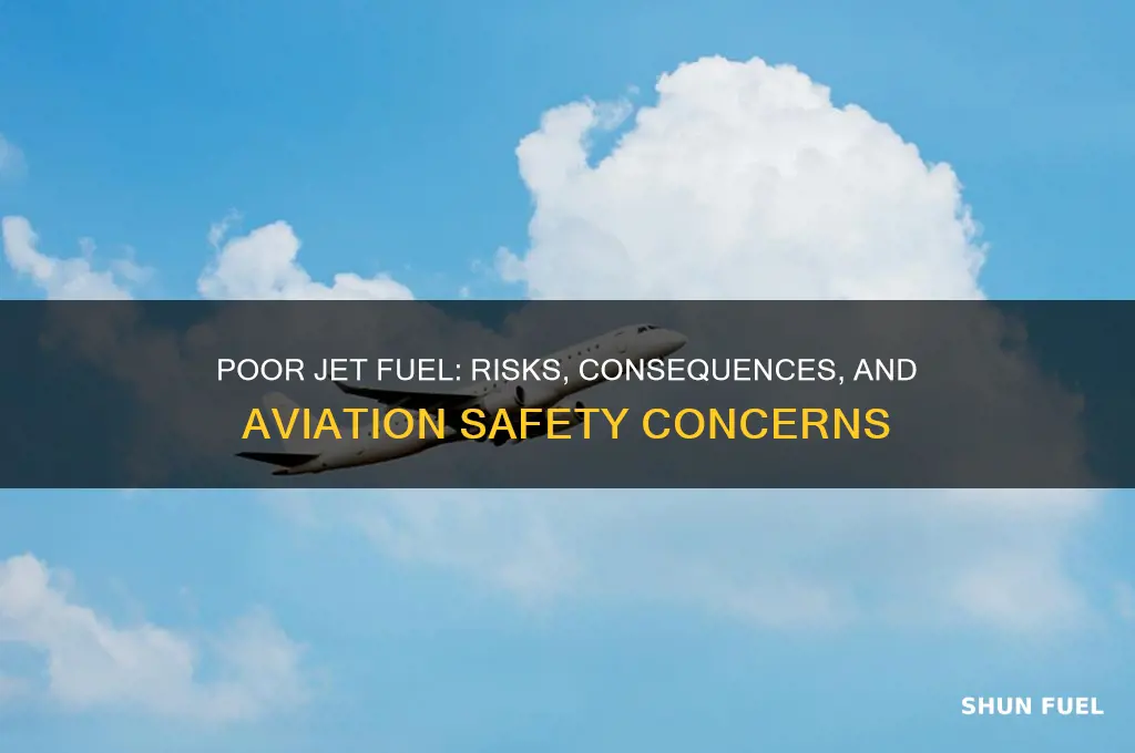 what can happen with poor jet fuel