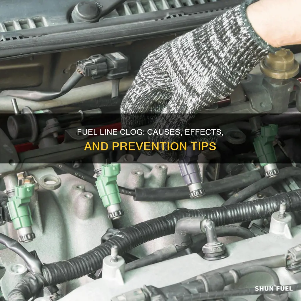 what can i clogged fuel line