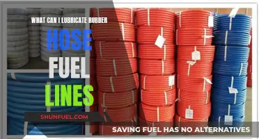 Lubricating Rubber Hose Fuel Lines: Safe and Effective Methods