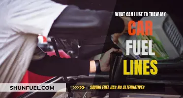 How to Safely Thaw Frozen Car Fuel Lines?