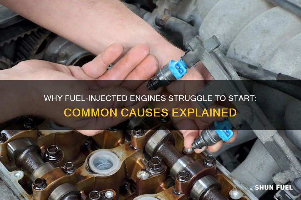 what can make a fuel injected engine hard to start