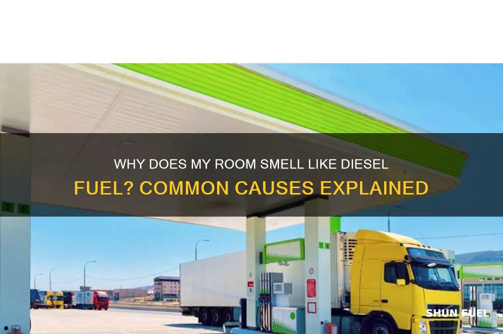 what can make a room smell like deisel fuel