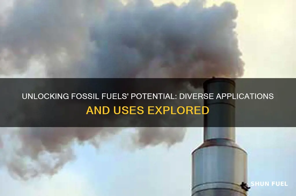 what can we use fossil fuels for