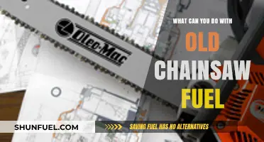 Repurpose Old Chainsaw Fuel: Creative Eco-Friendly Uses and Tips