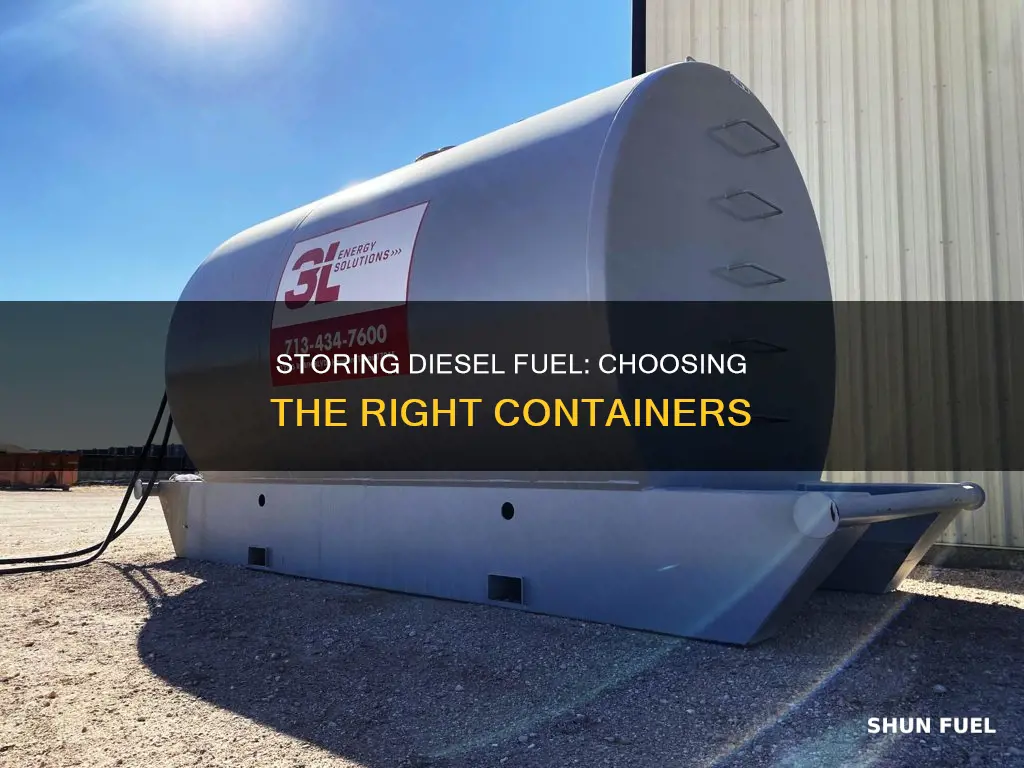 what can you store diesel fuel in