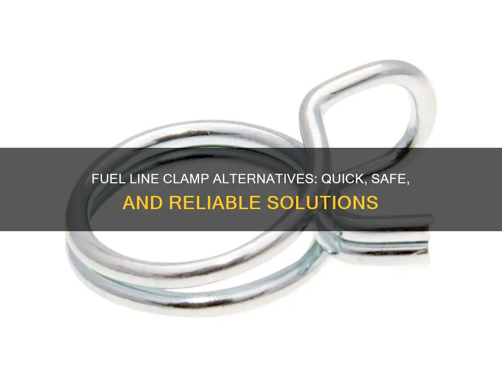 what can you use instead of fuel line clamp