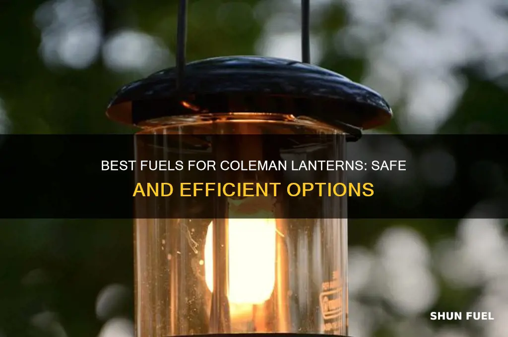 what can you use to fuel coleman lanterns