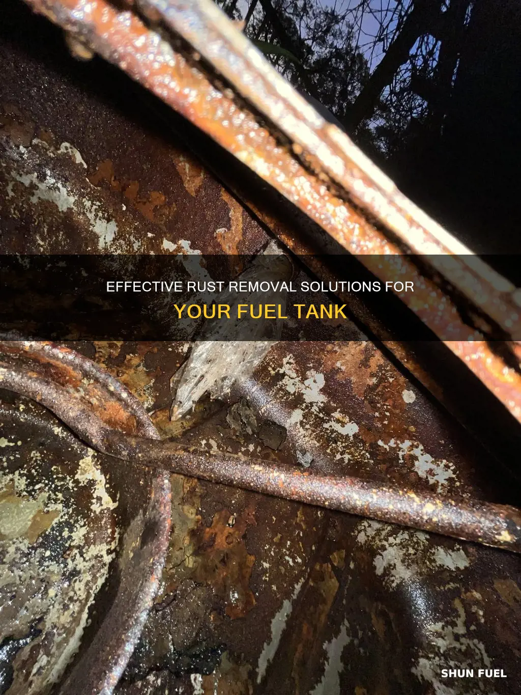 what cani put in fuel tank to remove rust