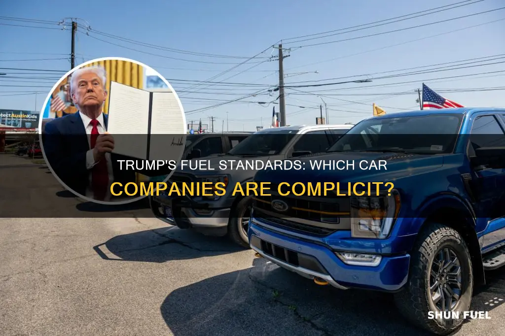 what car companies are supporting trump